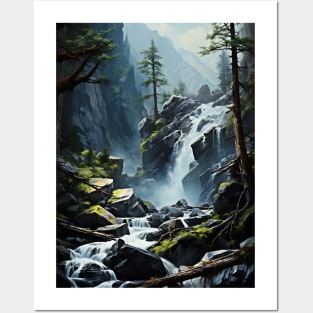 Mountain River Nature Photography Posters and Art